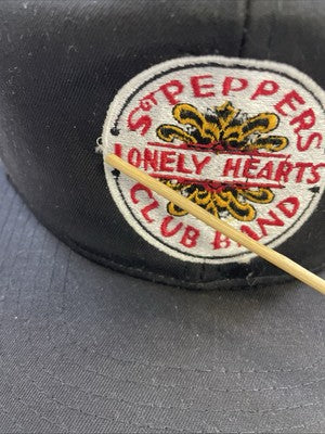 Vintage The Beatles Sgt Peppers Lonely Hearts Club Band Snapback Hat Cap OSFA