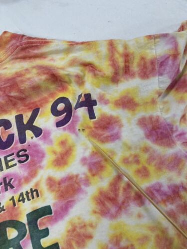 Vintage Woodstock 2 More Days Peace Music Tie Dye T-Shirt XL Festival 1994 90s