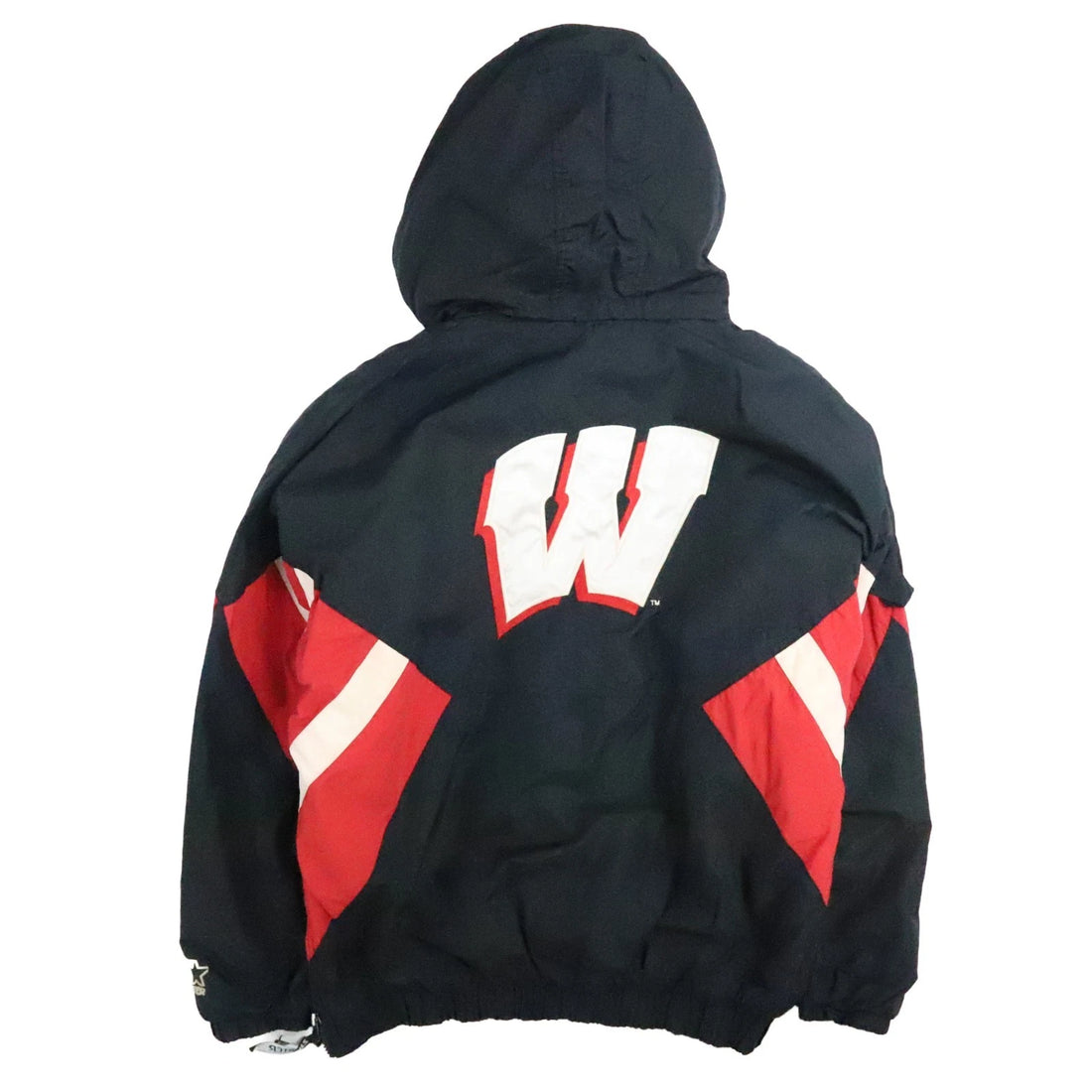 Vintage Wisconsin Badgers Pullover Starter Puffer Jacket XL 90s NCAA