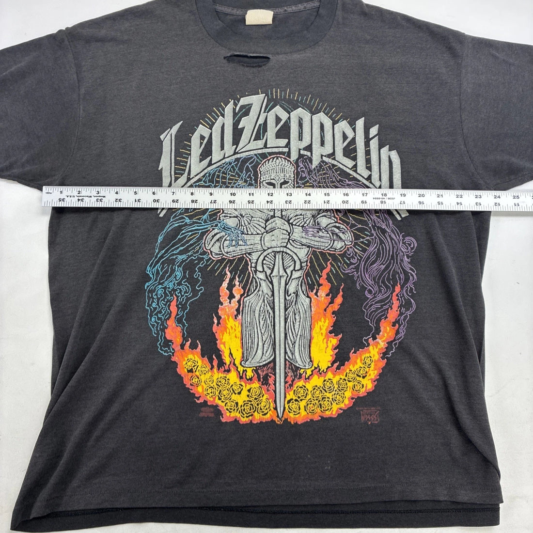 Vintage Led Zeppelin Let The Music Be Your Master T-Shirt Size XL 90s