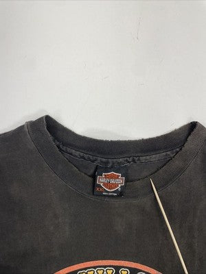 Vintage Harley Davidson Motorcycles Sturgis Black Hills Rally Eagle T-Shirt 2XL