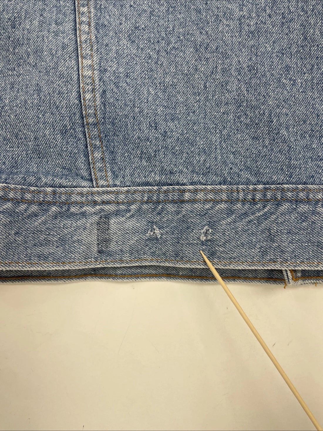 Vintage Lee Denim Vest Jacket Size Large