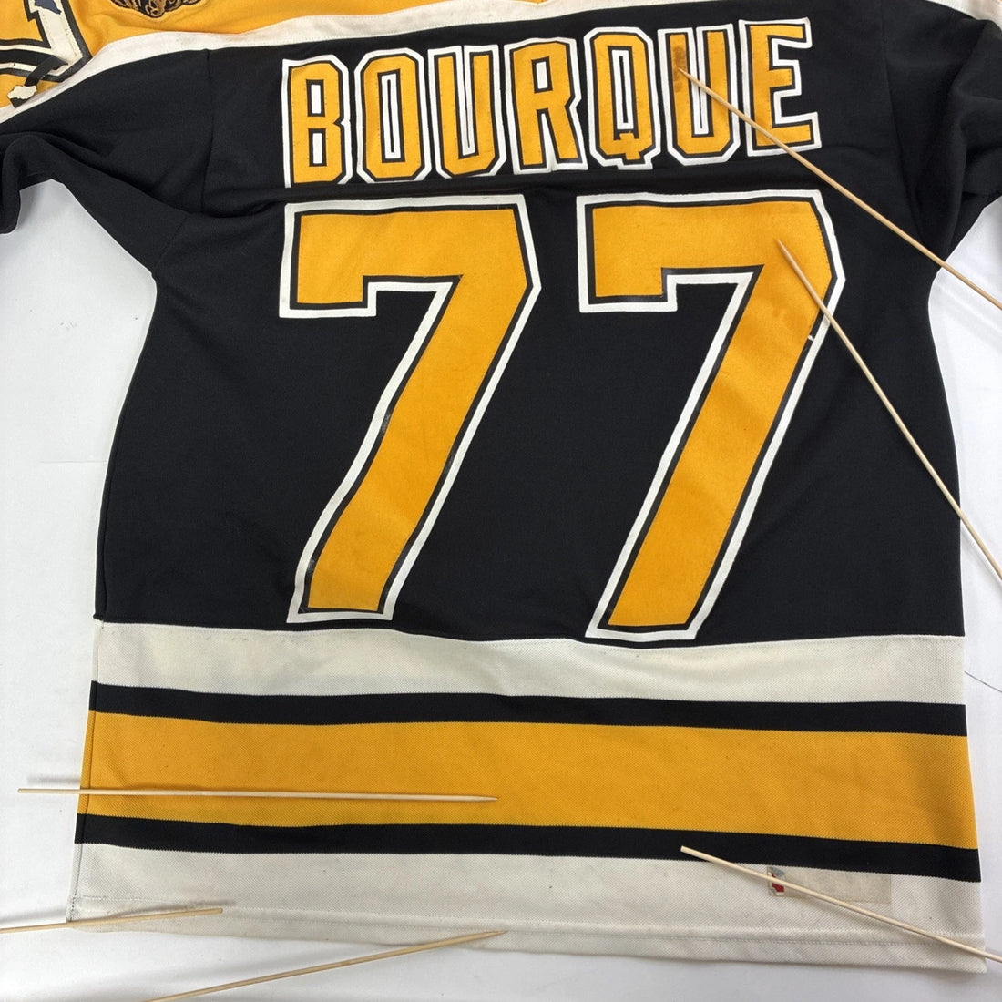 Vintage Boston Bruins Ray Bourque CCM Jersey Size Medium NHL