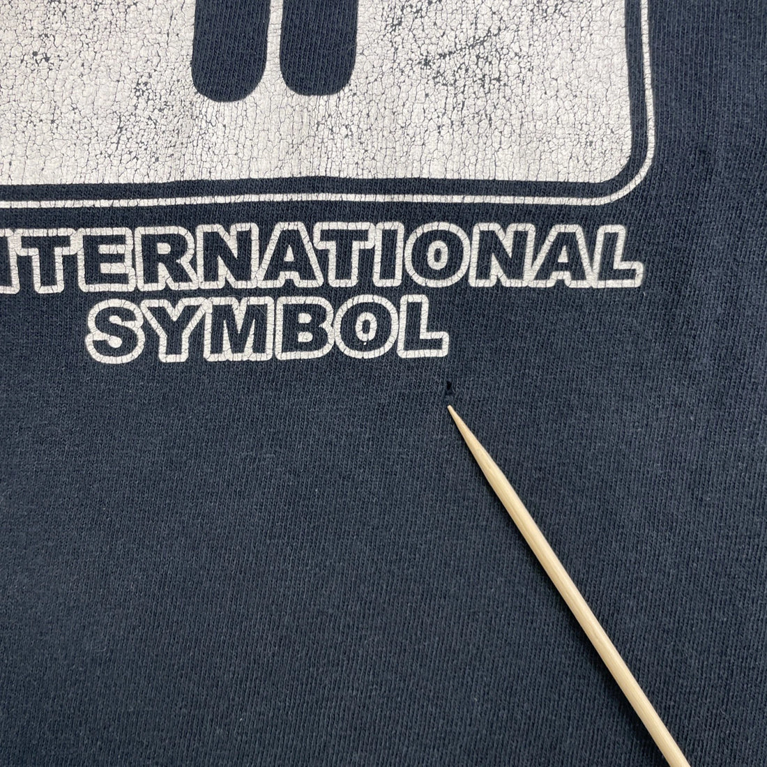 International Symbol FU T-Shirt Size Large Parody Humor Gag