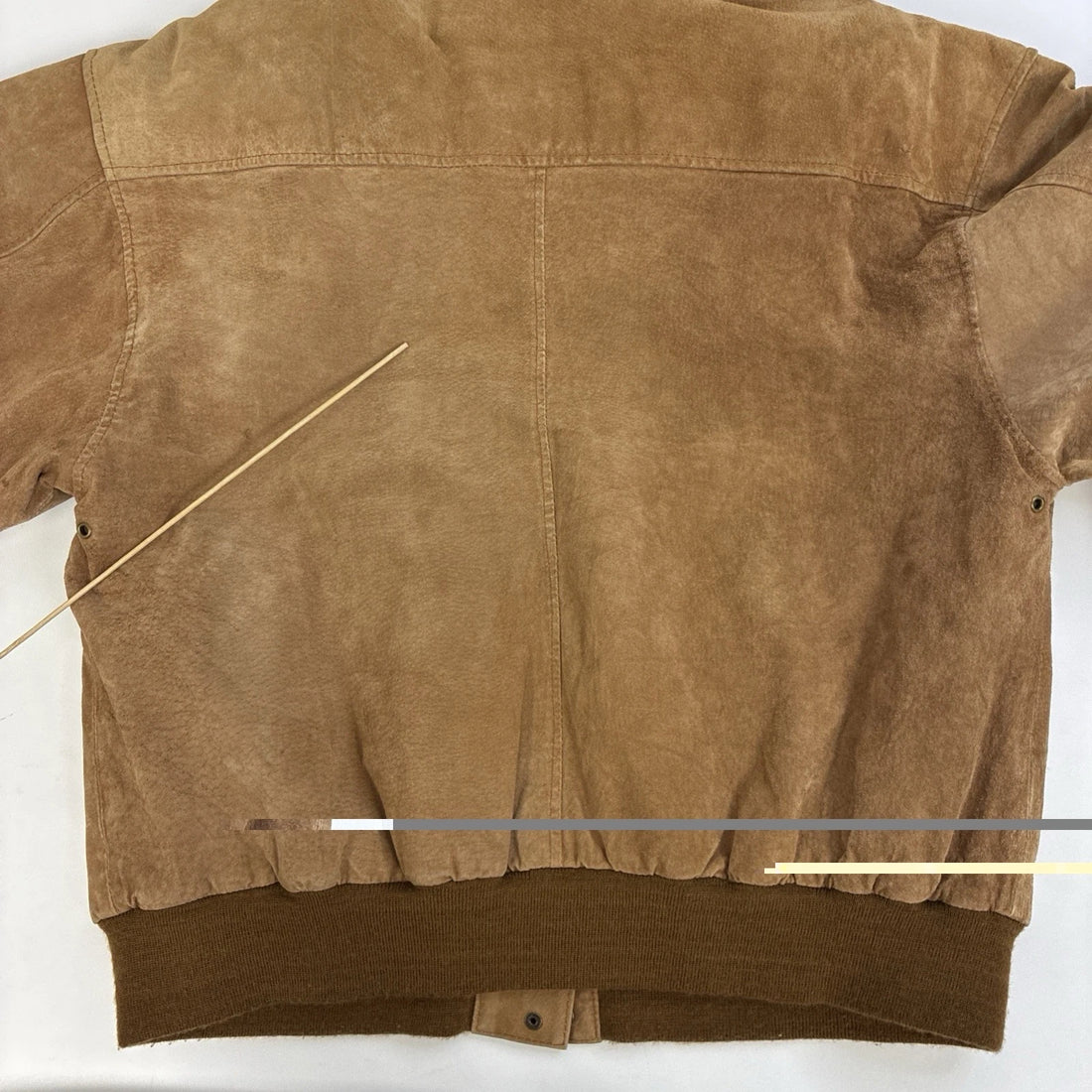 Vintage Leather Suede Bomber Jacket Size Large