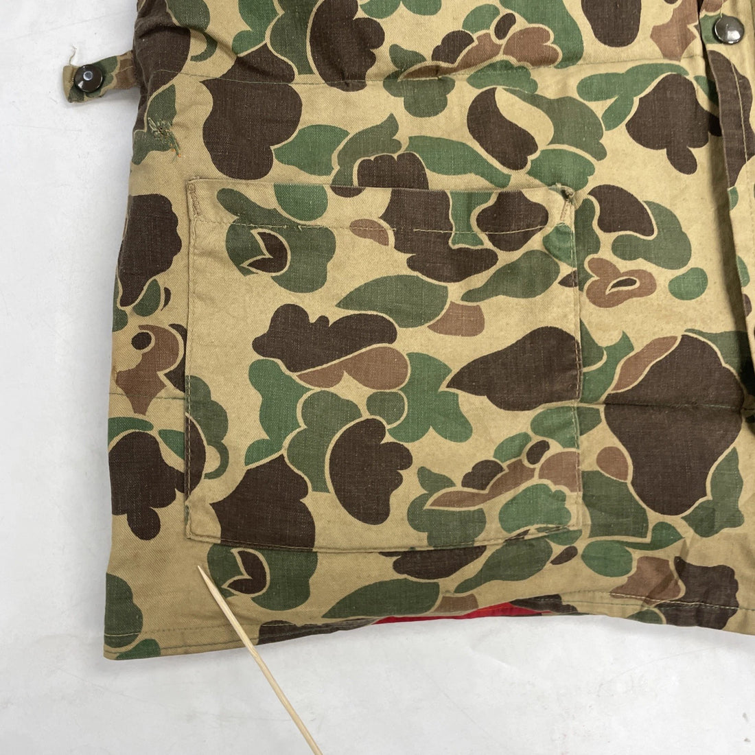 Vintage Camo Puffer Jacket Size XL Insulated