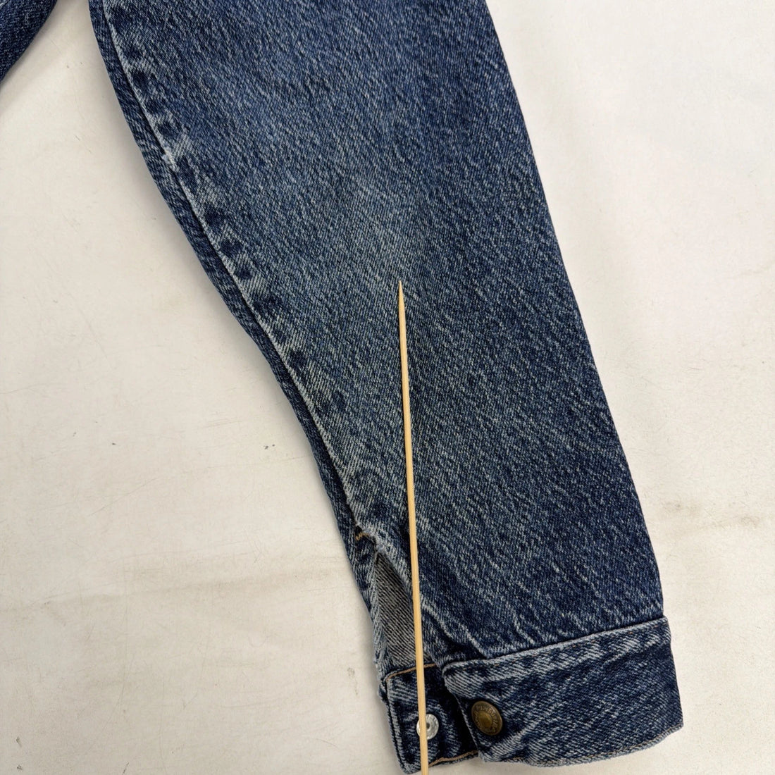 Vintage Wrangler Denim Trucker Jacket Size Large Blue