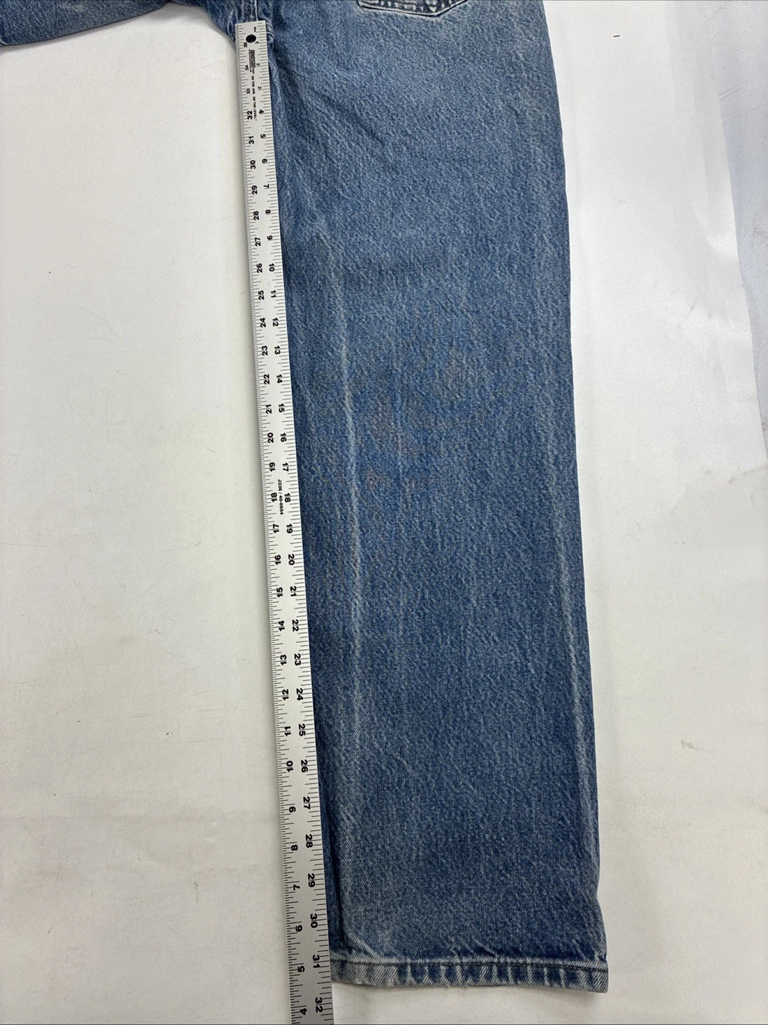 Carhartt Work Denim Jeans Pants Size 38 X 32 Blue
