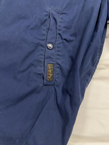 Vintage Polo Ralph Lauren Harrington Jacket Size 4XL Blue Plaid Lined