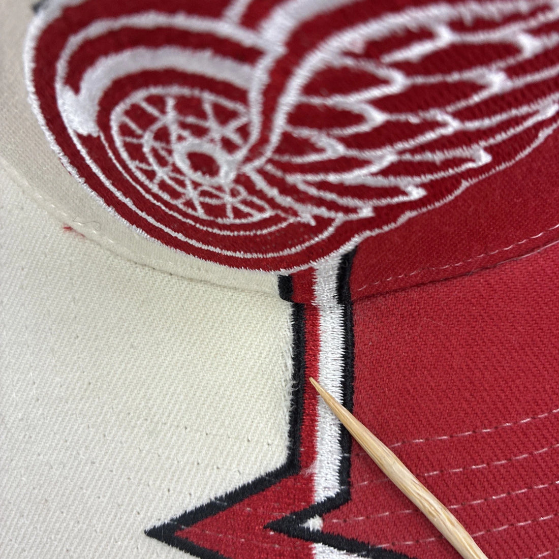 Vintage Detroit Red Wings Wool Shockwave Starter Hat OSFA NHL