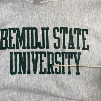 Vintage Bemidji University Champion Reverse Weave Sweatshirt Hoodie 2XL 90s