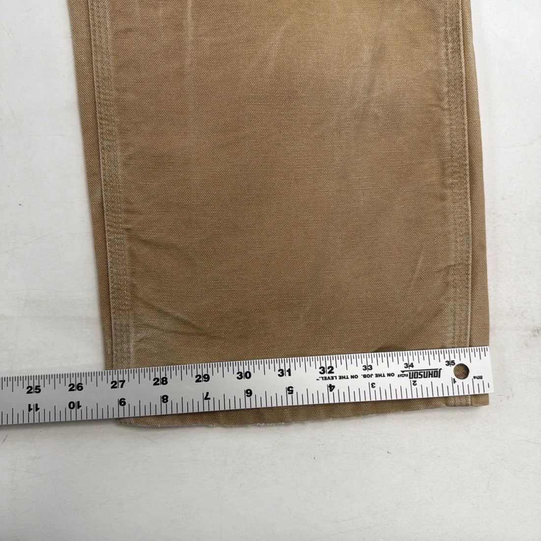Carhartt Canvas Carpenter Double Knee Work Pants Size 36 X 34 Brown