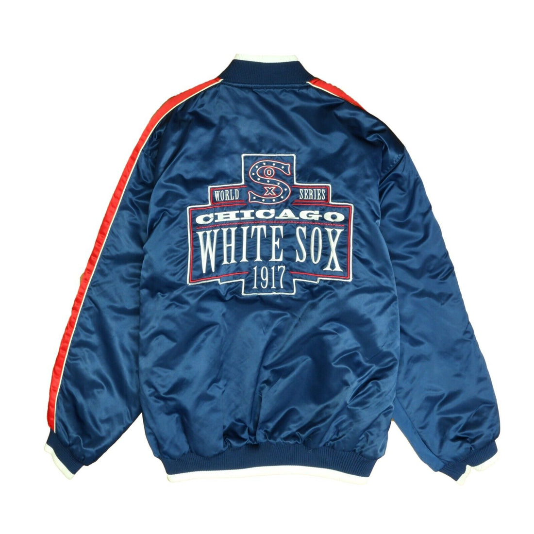 Chicago White Sox 1917 World Series G-III Satin Bomber Jacket Size Medium MLB