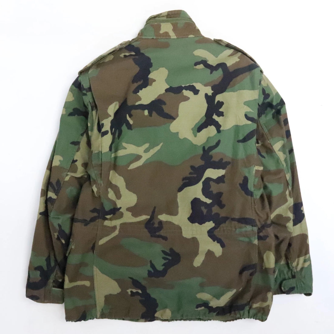 U.S. Army Military Cold Weather Woodland Camo Field Jacket Size Medium