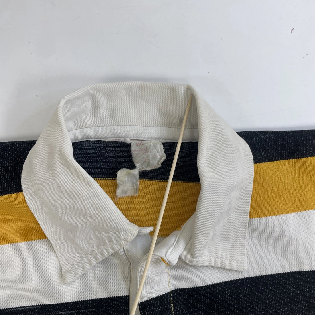 Vintage PCHS Trojans Rugby Shirt Size Medium Striped