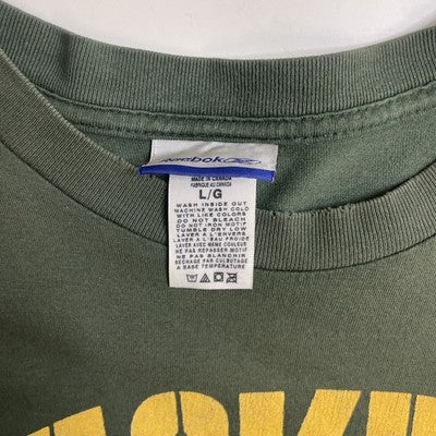 Vintage Green Bay Packers Reebok T-Shirt Size Large NFL