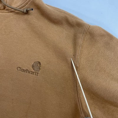 Carhartt Sweatshirt Hoodie Size Medium Brown
