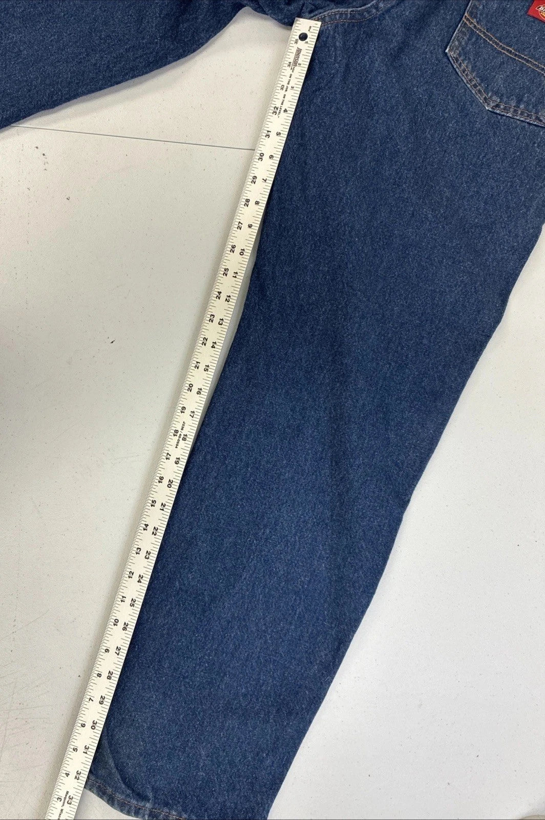 Dickies Carpenter Denim Jeans Work Pants Size 34 X 32 Blue