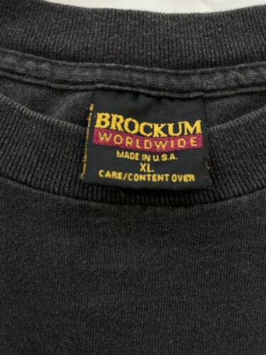 Vintage ACDC Brockum T-Shirt Size XL Embroidered Band Tee 90s