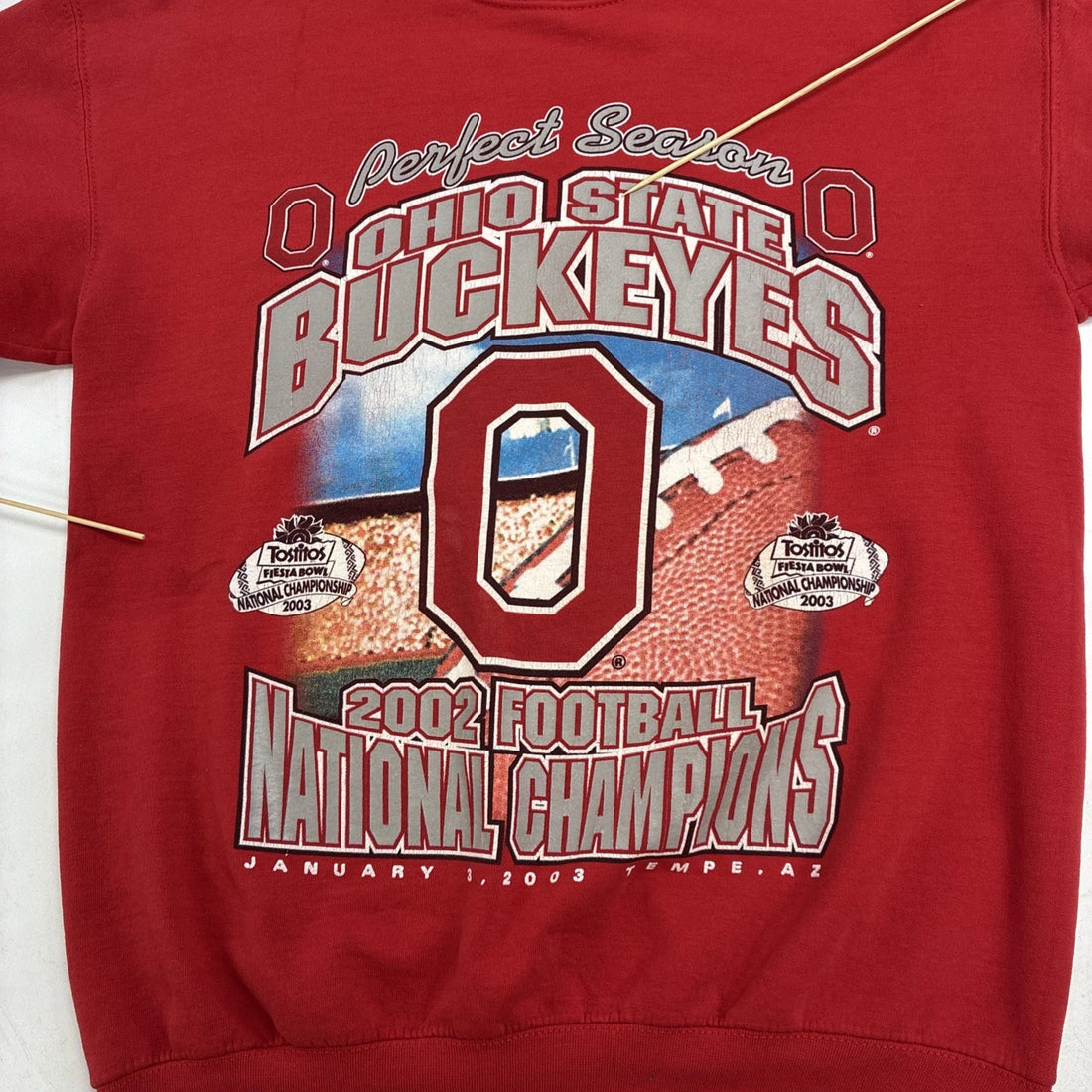 Vintage Ohio State Buckeyes Football National Champs Sweatshirt Medium 2002 NCAA