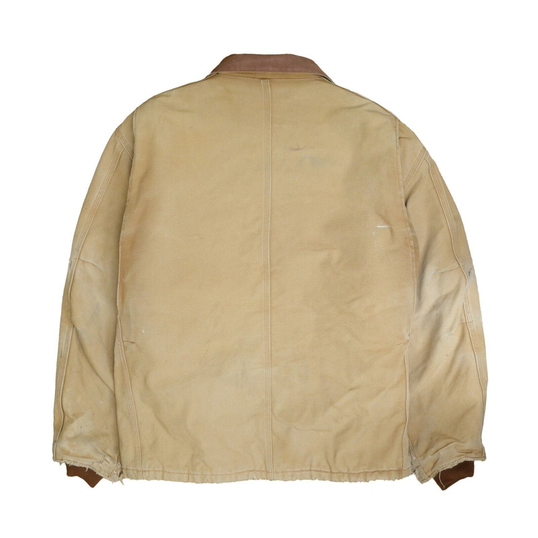 Vintage Carhartt Canvas Arctic Work Jacket Size 2XL Insulated Corduroy Trim