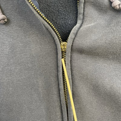 Vintage Carhartt Full Zip Sweatshirt Hoodie Size 2XL Blue