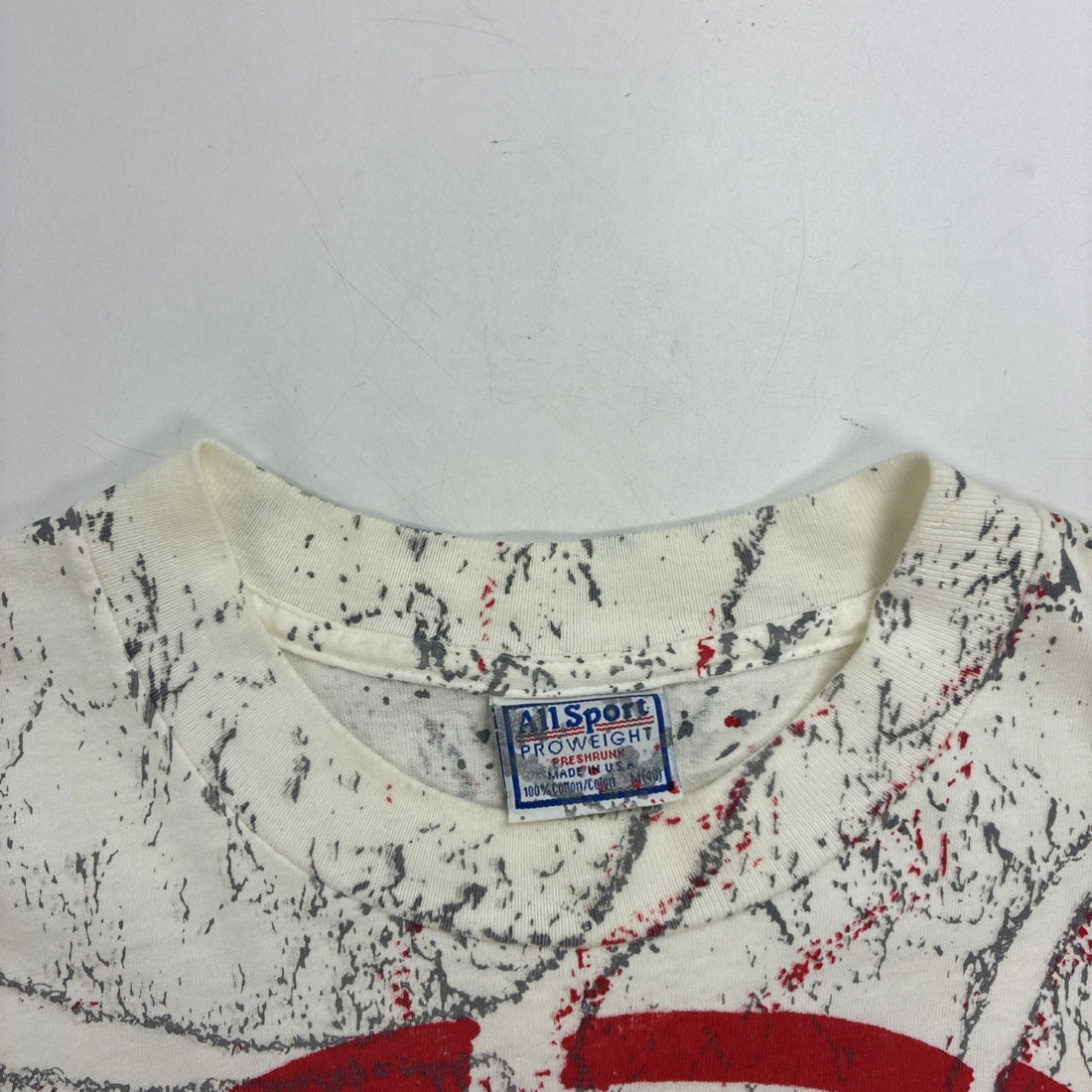 Vintage Boston Red Sox T-Shirt Size Medium All Over Print 1994 90s MLB