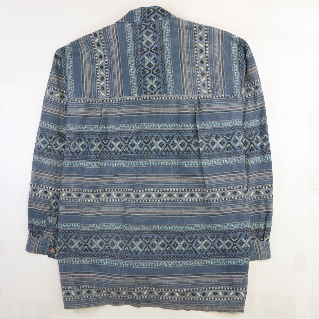 Vintage Bugle Boy Aztec Button Up Shirt Size XL