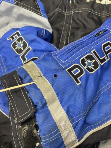 Vintage Pure Polaris Reissa Membrane Snowmobile Racing Jacket Size Large