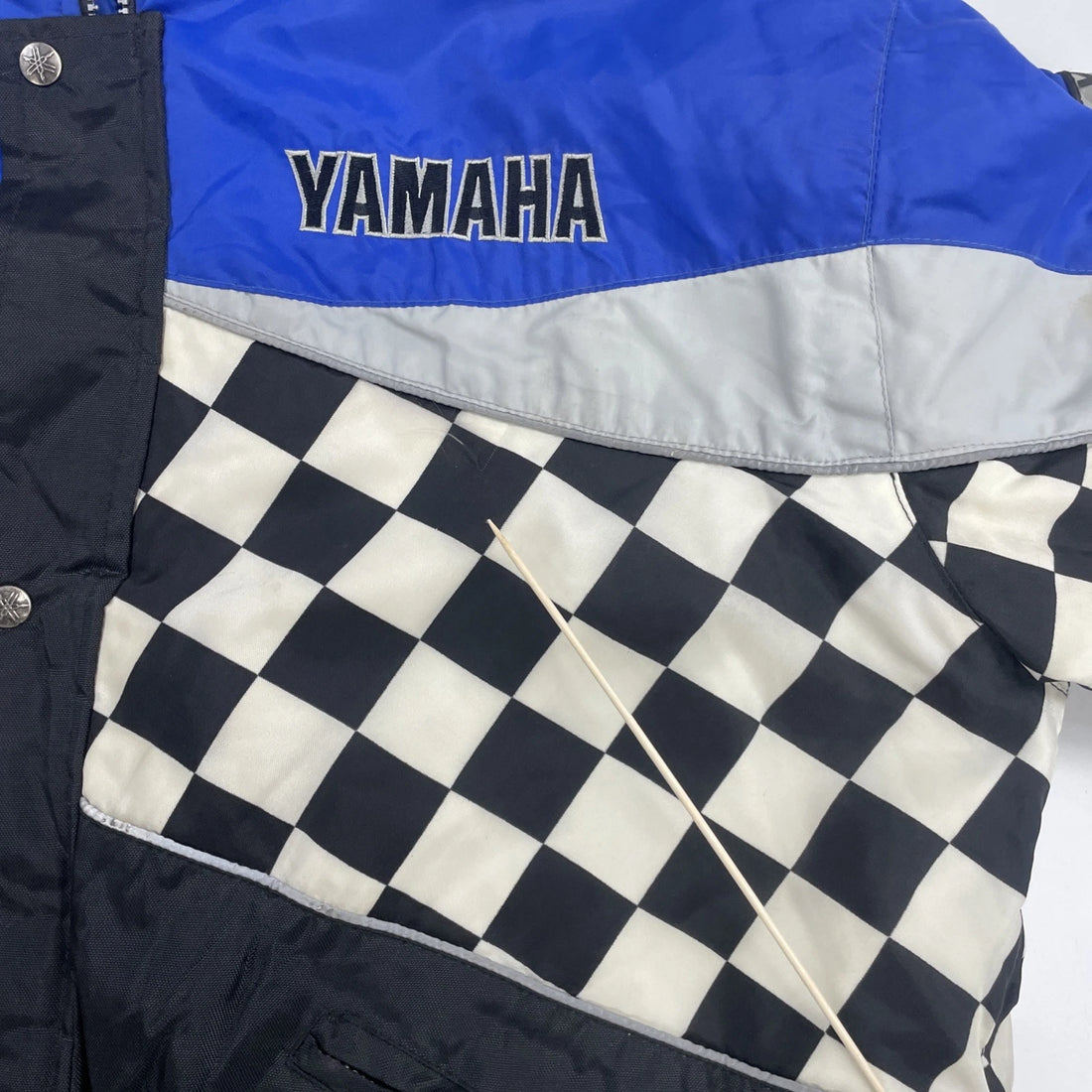 Vintage Yamaha Snowmobile Racing Jacket Size XL Insulated Blue