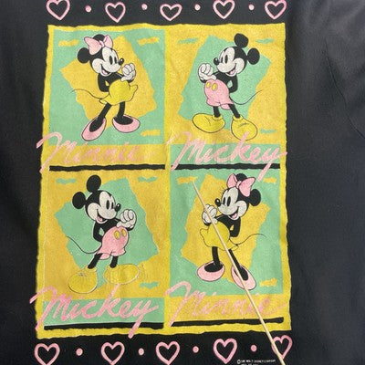 Vintage Mickey Minnie Mouse Disney Crewneck Sweatshirt Size Large 90s