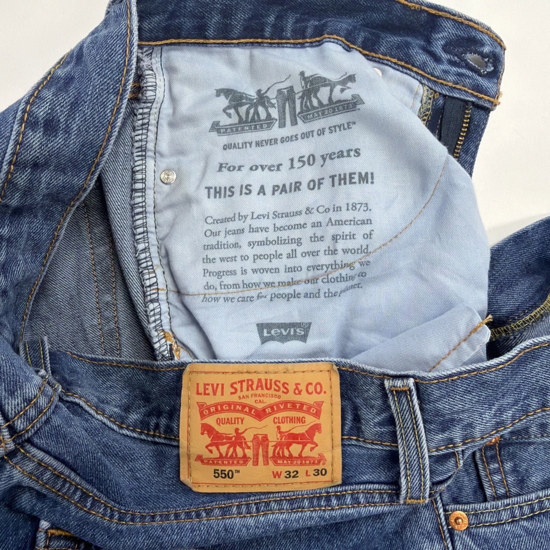 Levi Strauss & Co. 550 Denim Jeans Pants Size 32 X 30