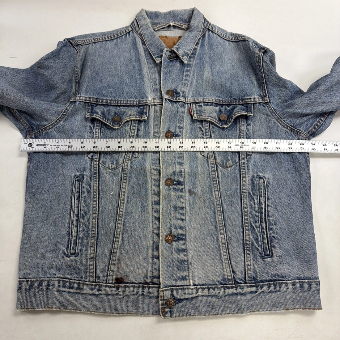 Vintage Levi's Denim Trucker Jacket Size 44 75506 0412
