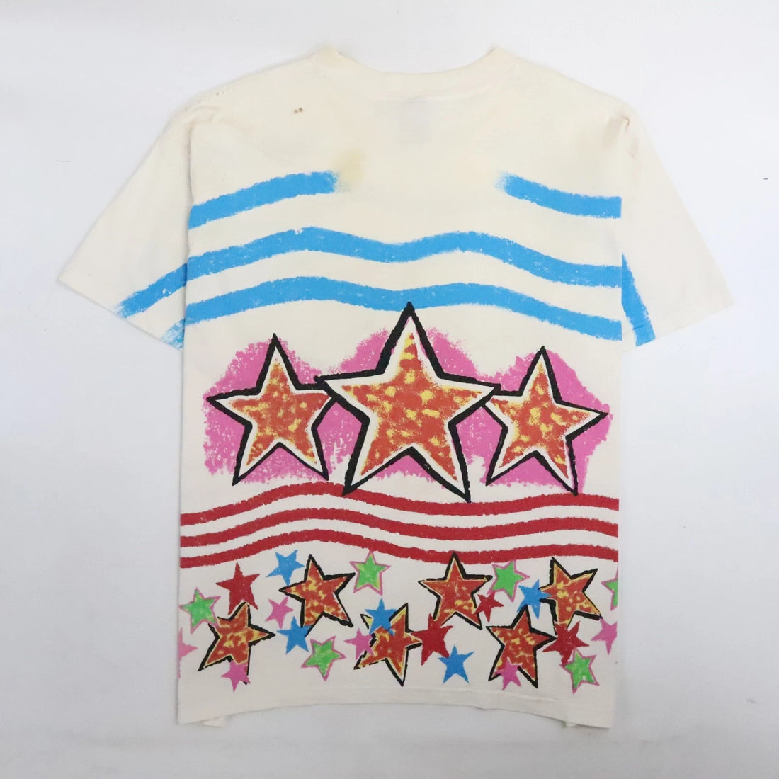 Vintage Mickey Mouse Star Disney T-Shirt Size 2XL All Over Print