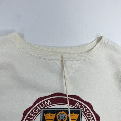 Vintage Boston College Crest Champion Crewneck Sweatshirt Size Large 80s