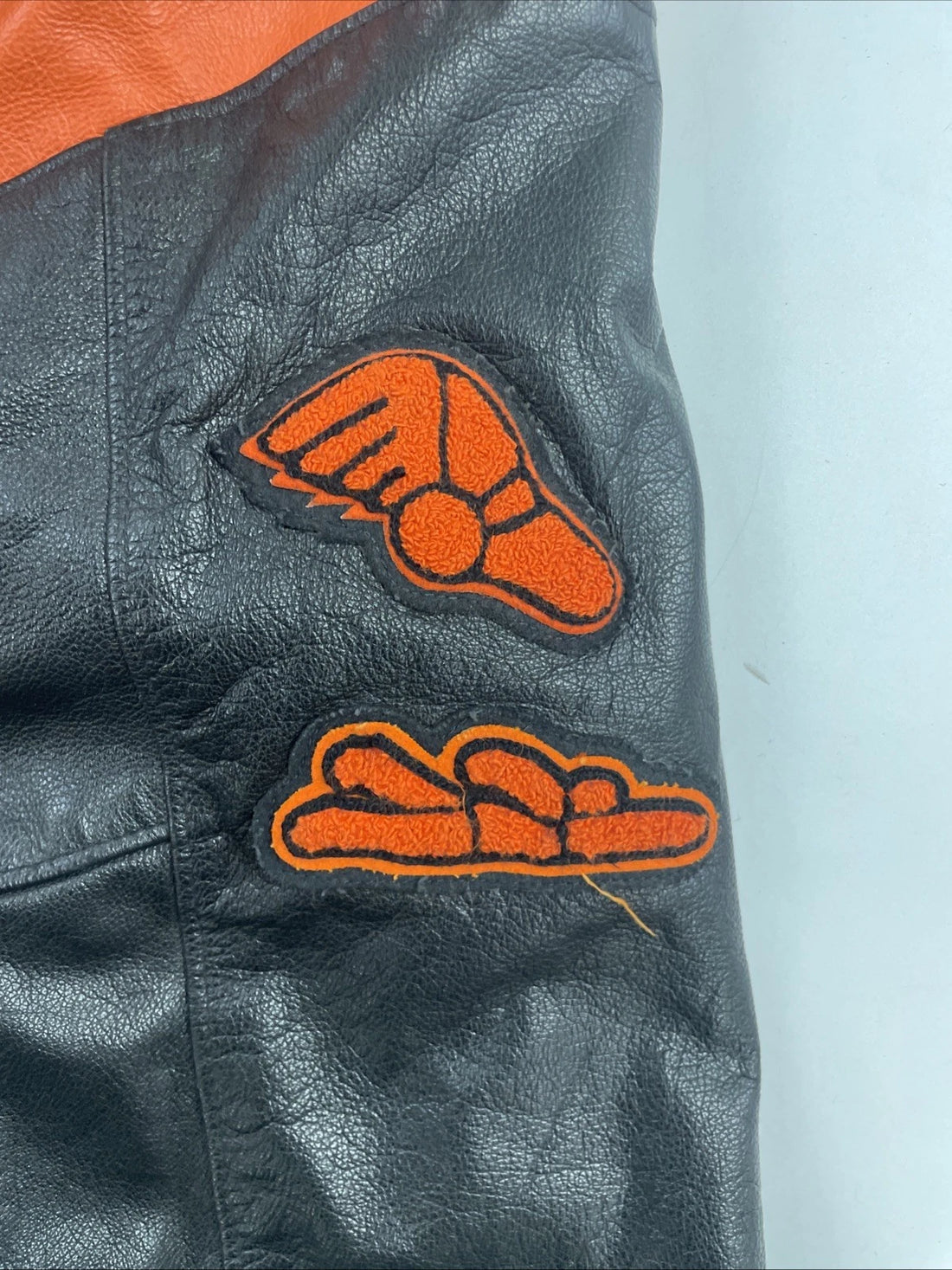 Vintage Rennoc Classic Letterman Tigers Wool Leather Varisty Jacket Size XL