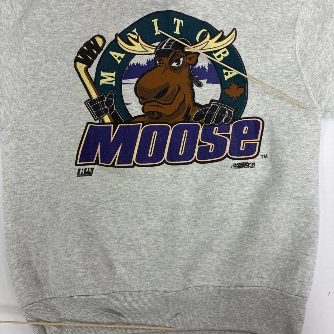Vintage Manitoba Moose Crewneck Sweatshirt Size Large