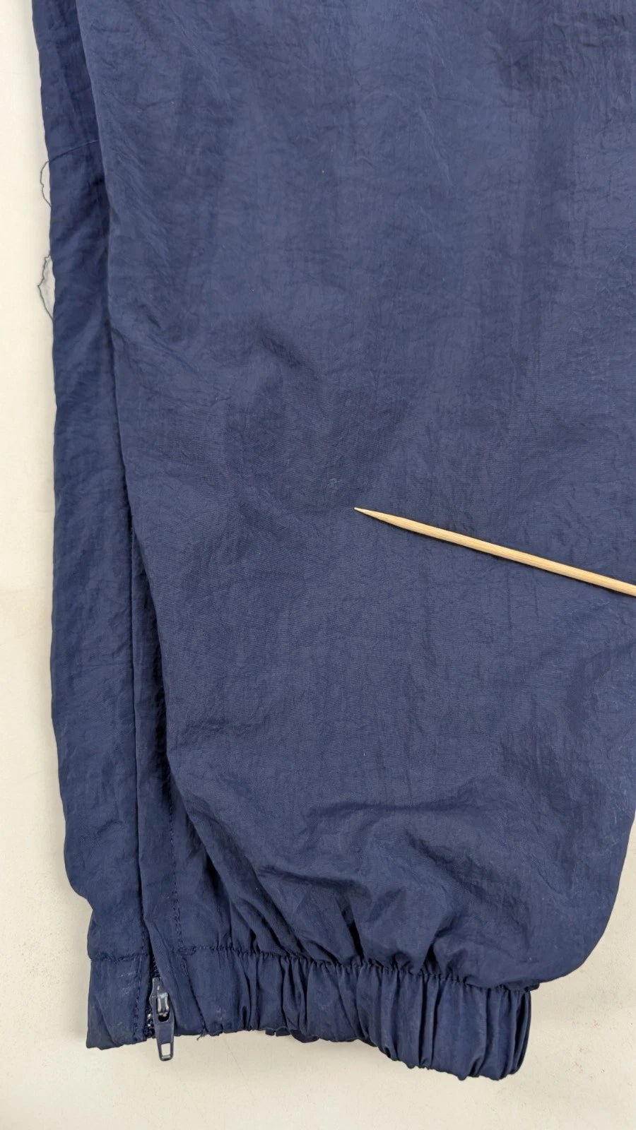 Vintage Nike Nylon Track Pants Size Large Tonal Blue