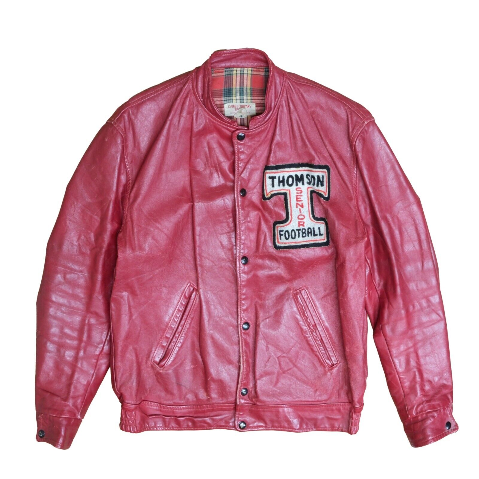 Football deals leather jacket