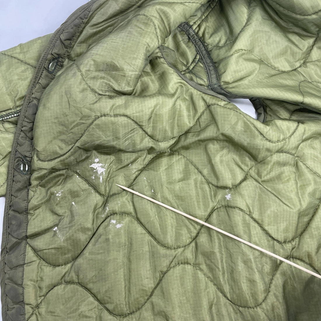 Vintage Military Cold Weather Field Coat Jacket Liner Size Small