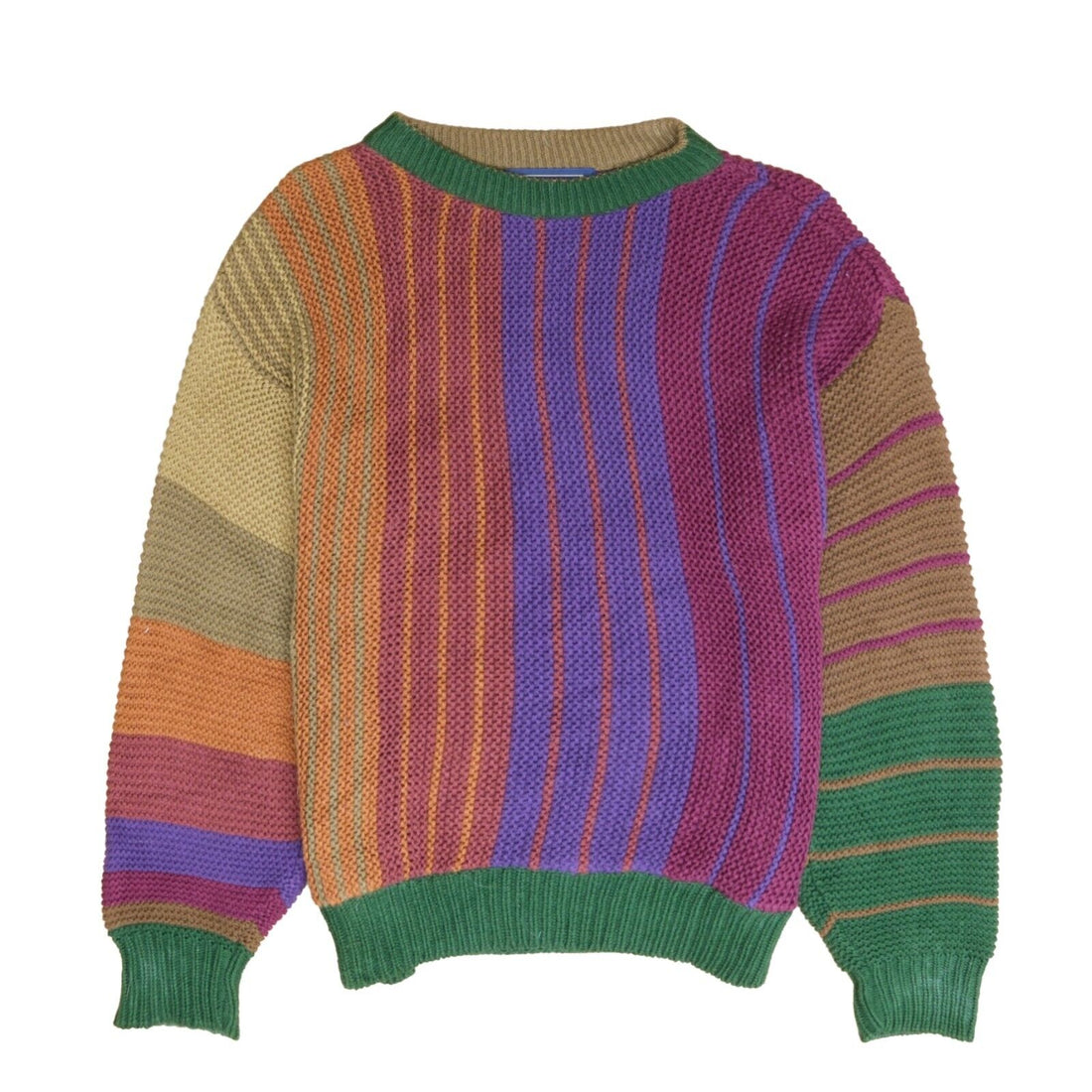 Vintage Chaps Polo Ralph Lauren Knit Sweater Size Large Multicolor 90s