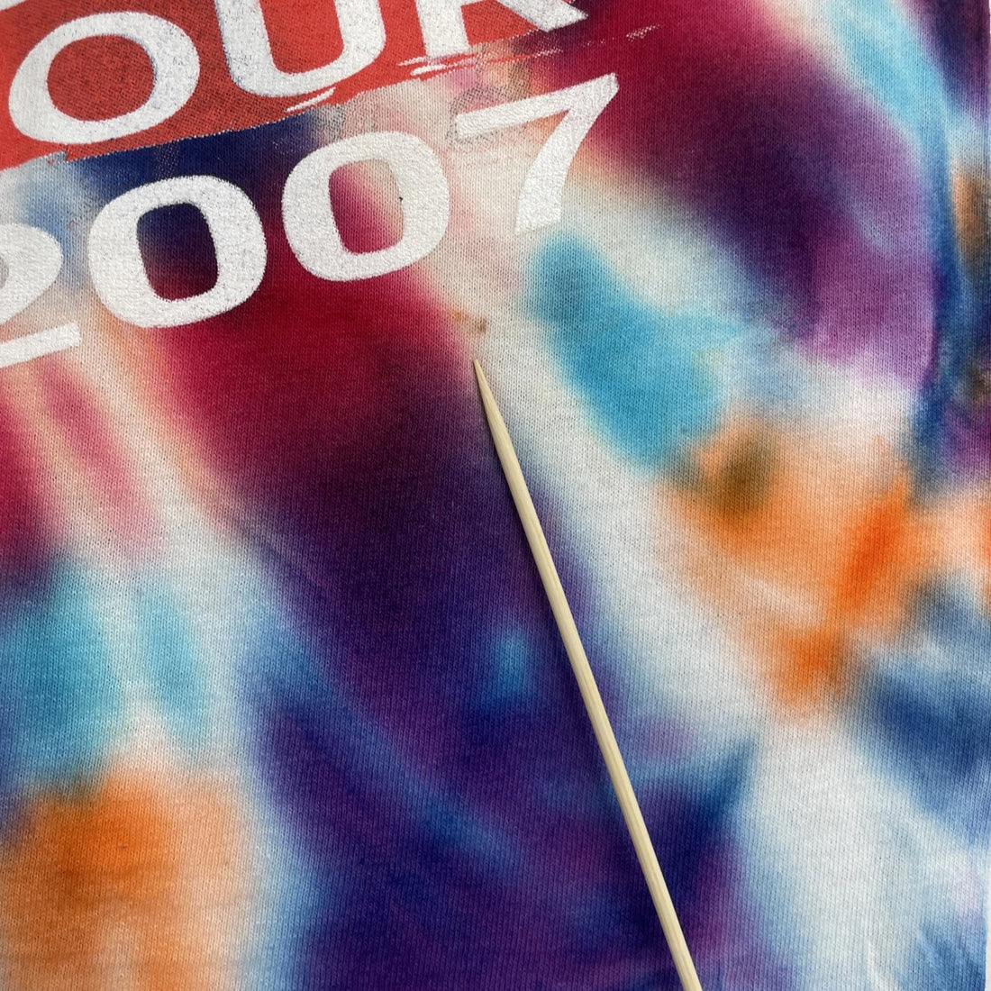 The Police Live Reunion Tour Tie Dye T-Shirt Size Medium Band Tee 2007
