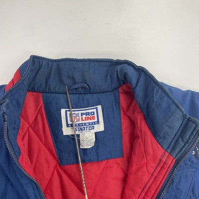 Vintage New England Patriots Starter Puffer Jacket Size Large NFL