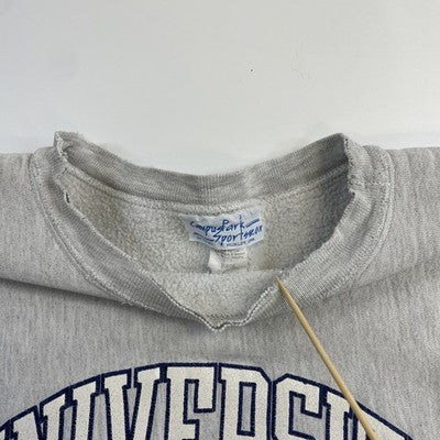 Vintage University Wisconsin Eau Claire Crewneck Sweatshirt Large Distressed