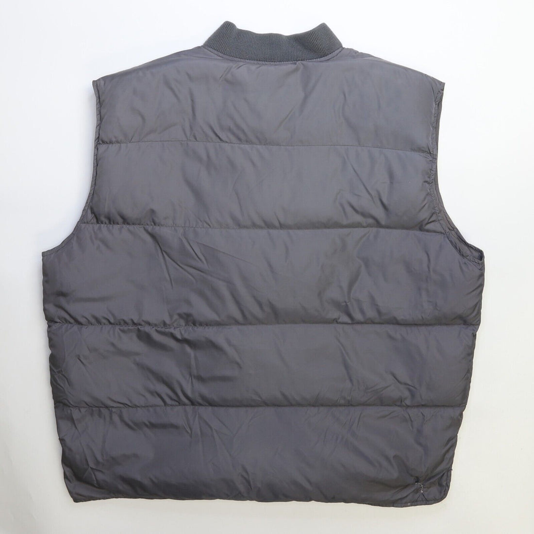 Vintage Eddie Bauer Puffer Vest Size XL Gray Insulated