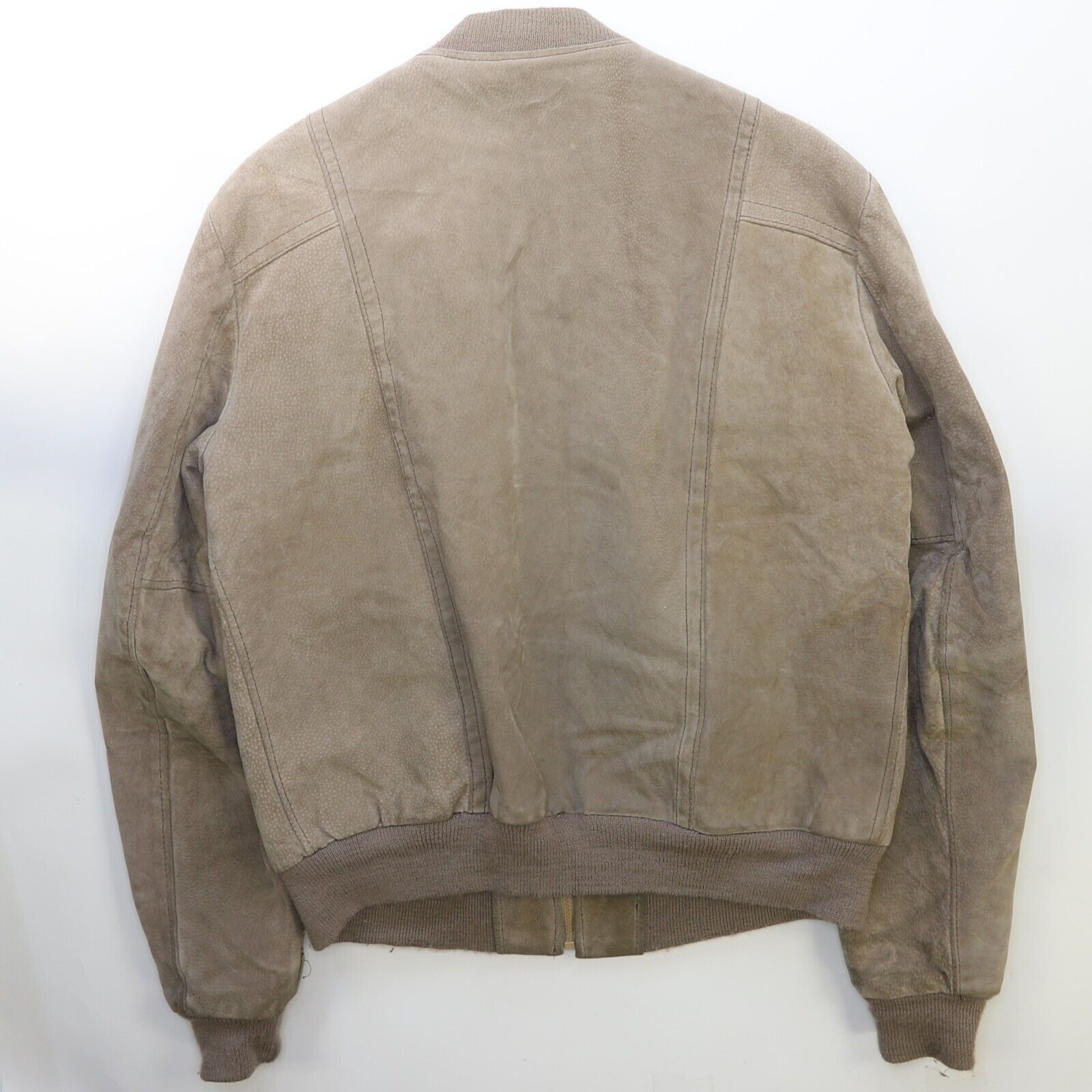 に*こ様 vintage real suede leather bomber j vintage real suede leather bomber jacket コムサ メンズ