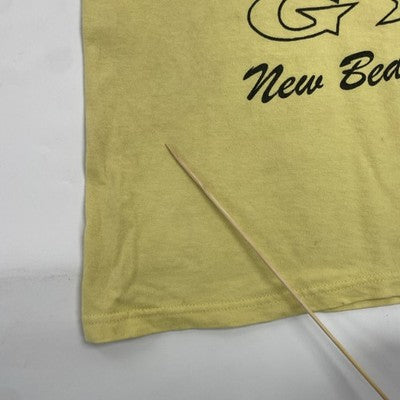 Vintage Gold's Gym T-Shirt Size Medium Yellow 90s