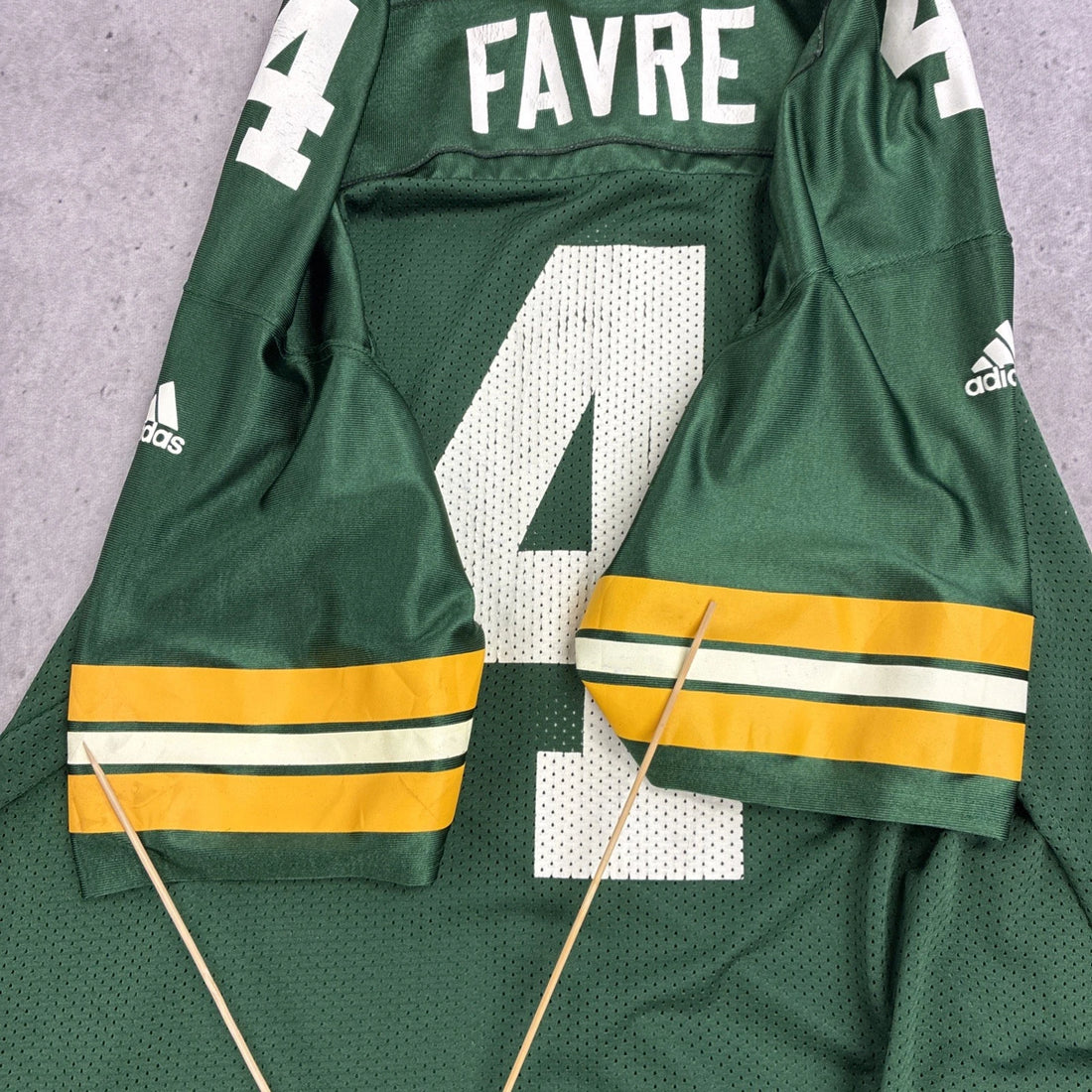 Vintage Green Bay Packers Brett Favre Adidas Jersey Size XL NFL