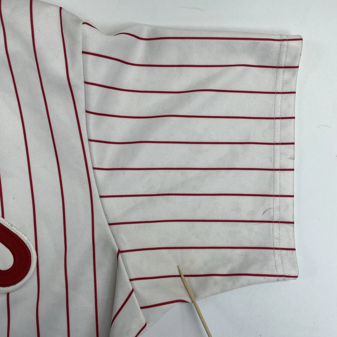 Vintage Philadelphia Phillies Jimmy Rollins Majestic Jersey XL Pinstripe MLB