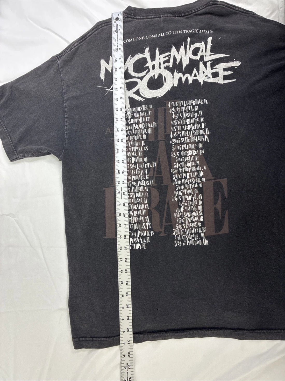 My Chemical Romance The Black Parade Tour T-Shirt Size XL Emo Band Tee